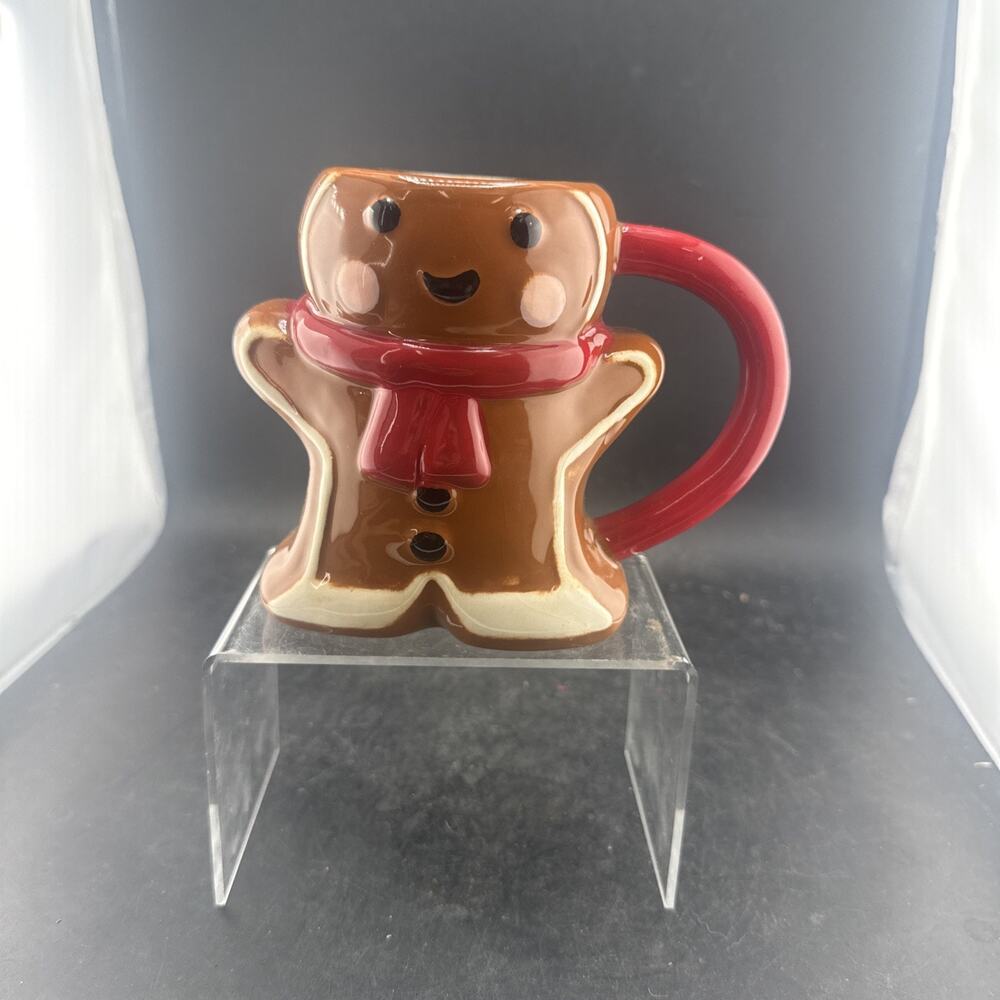 Target Wondershop Gingerbread Man Mug 2023 Holiday Christmas Earthenware 14oz